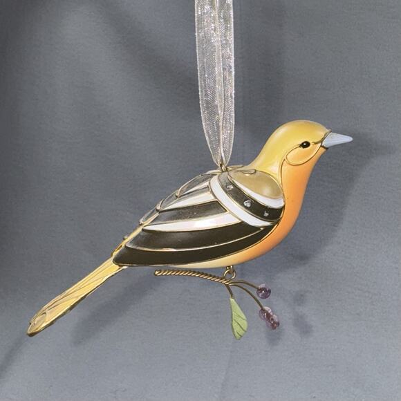 Hallmark 2011 Lady Oriole The Beauty of Birds Special Edition Ornament RARE - Picture 1 of 16